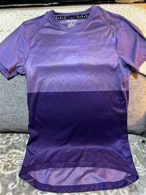 Troy Lee Purple Gradient Performance T-Shirt - Sz Small NWOT